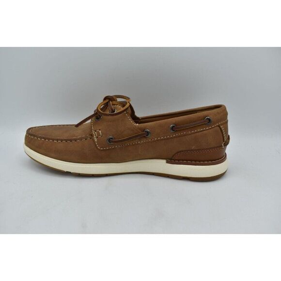 Johnston & Murphy Mens Size 8 Bower Oiled Full Grain Leather Slip On Loafers main image 8